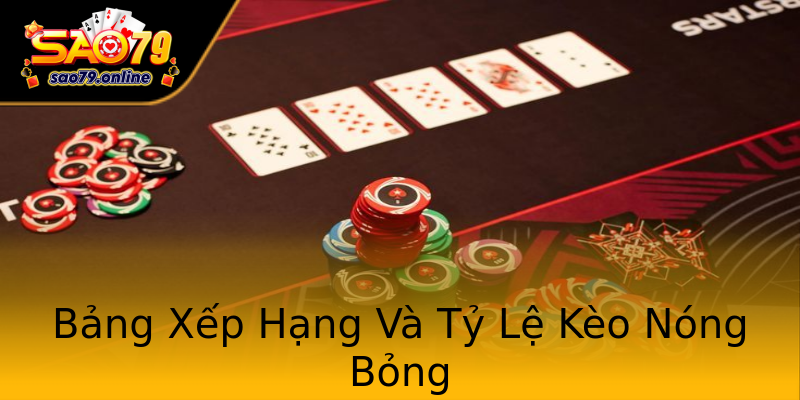 Bảng Xếp Hạng Và Tỷ Lệ Kèo Nóng Bỏng Bảng Xếp Hạng Và Tỷ Lệ Kèo Nóng Bỏng
