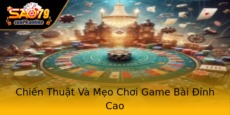 Chiến Thuật Và Mẹo Chơi Game Bài Đỉnh Cao Chiến Thuật Và Mẹo Chơi Game Bài Đỉnh Cao
