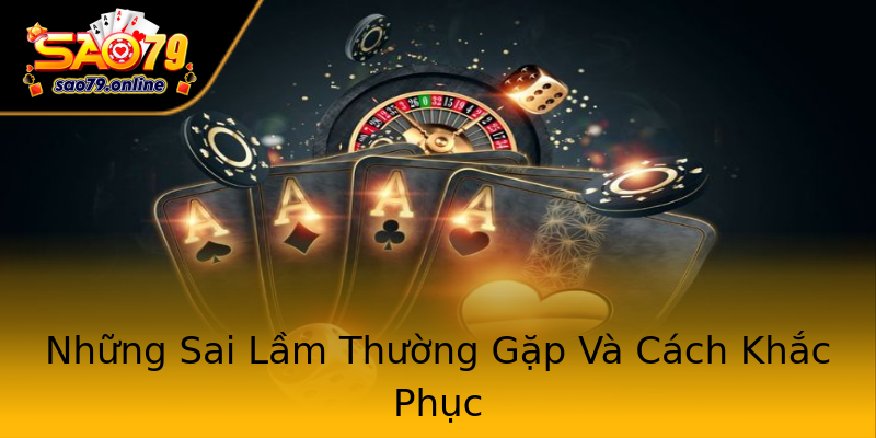 Những Sai Lầm Thường Gặp Và Cách Khắc Phục Những Sai Lầm Thường Gặp Và Cách Khắc Phục
