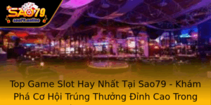 Top Game Slot Hay Nhat Tai Sao79 Kham Pha Co Hoi Trung Thuong Inh Cao Trong The Gioi Casino Online
